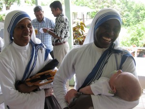 Anthony with Missionaries of Charity