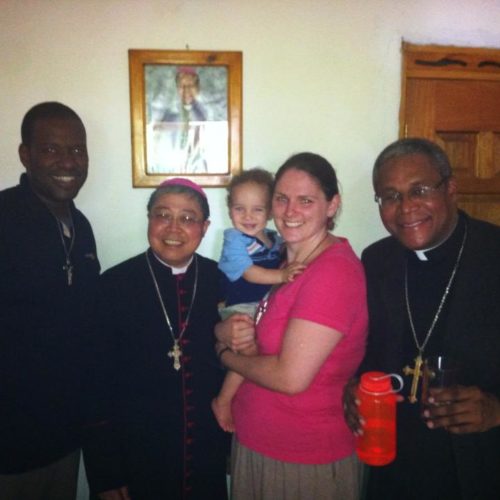 Paul and Anna Albert with Haitian Priests Lay Catholic Missionary, Catholic Missions, Family Missions Company, Missionaries, Families, Gospel, Poverty, Preaching, Evangelization, Foreign Missions, Great Commission, Matthew 28, Jesus, Laity, Christian,