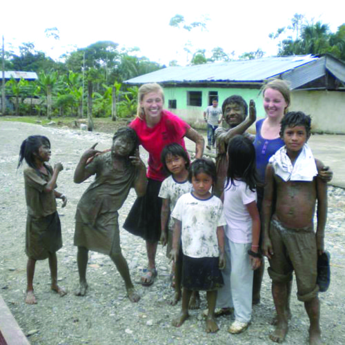 Two Young Missionary Women in Ecuador Ecuador, Amazon Jungle, Lay Catholic Missionary, Missions, Catholic, Family Missions Company, Missionaries, Families, Christian, Gospel, Poverty, Preaching, Evangelization, Mission, Great Commission, Matthew 28, Jesus