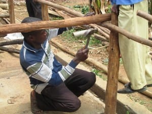 Uganda Piggery - Building the Sty