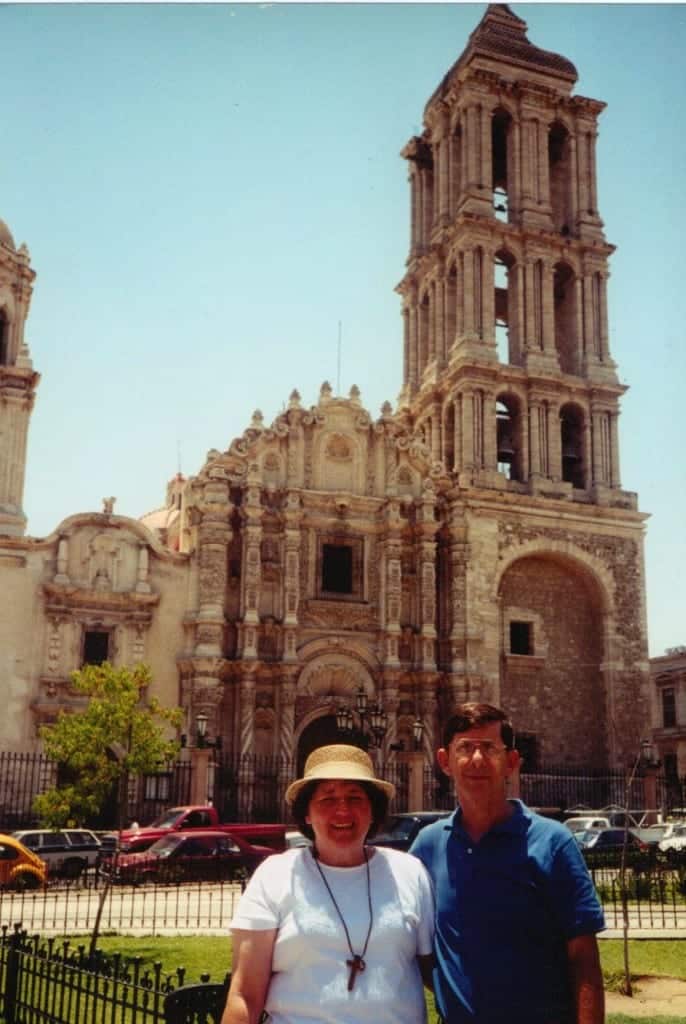 Donald and Cheryl Romero visiting Saltillo, Mexico while on a mission trip to General Cepeda in 1999. 