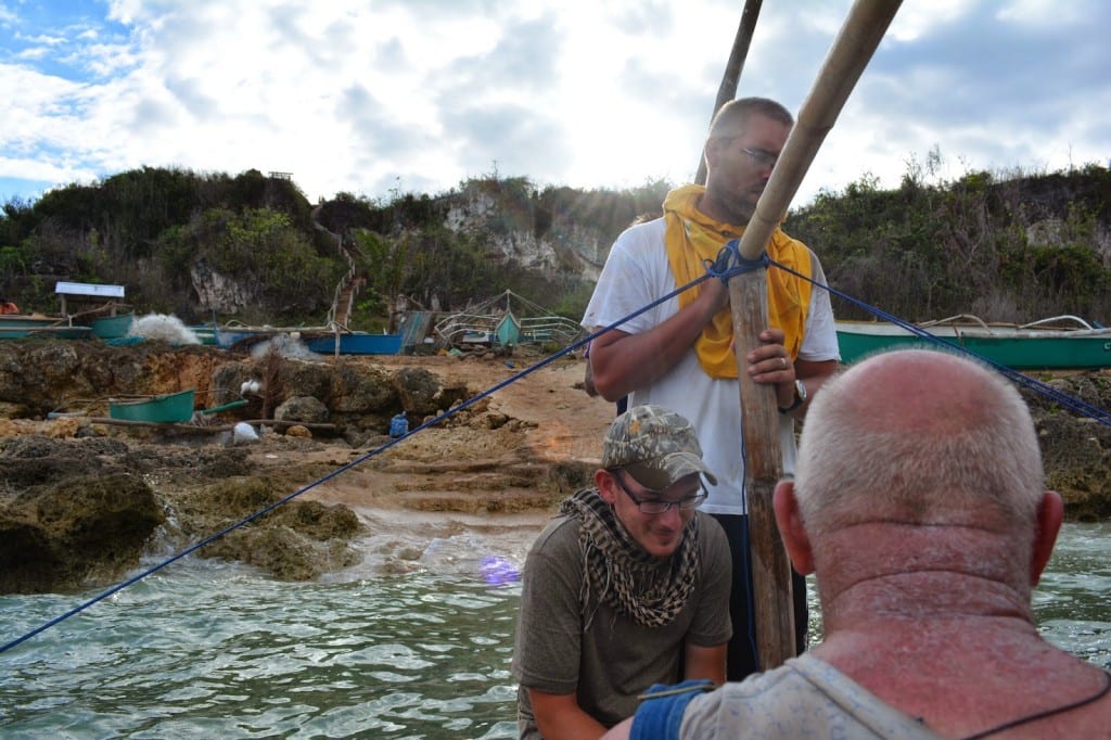 Boat to small island