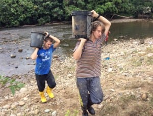 Carrying Bucket in Ecuador