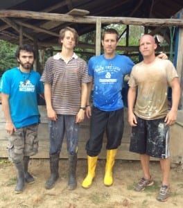 Ecuador Missionary Guys at Work