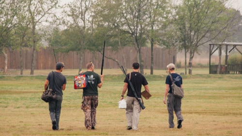 Shoot with a Mission, skeet shoot, fundraiser, catholic, missions, missionary