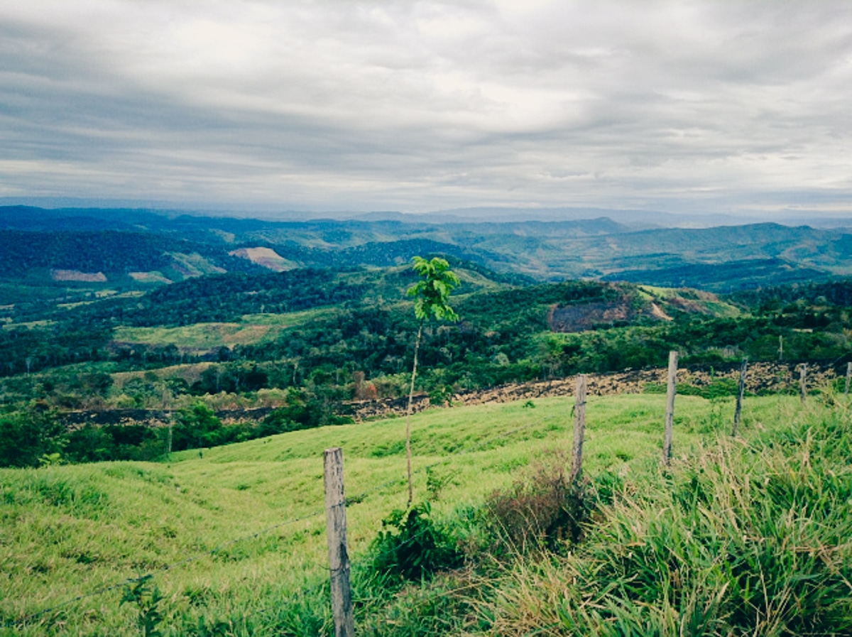 Beautiful Peru mission landscape