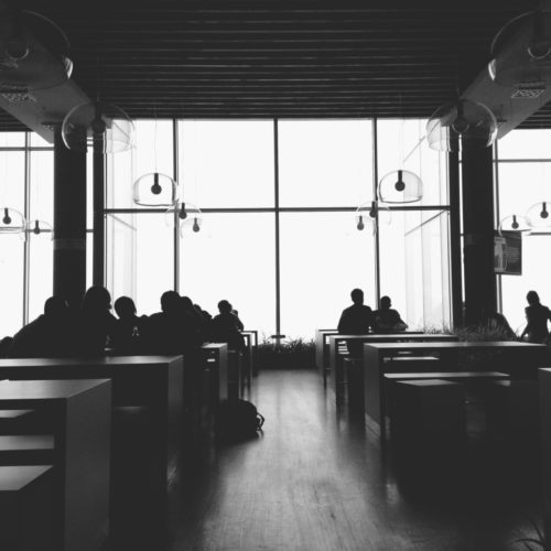 black-and-white-cafeteria-chat-52576 black-and-white-cafeteria-chat-52576