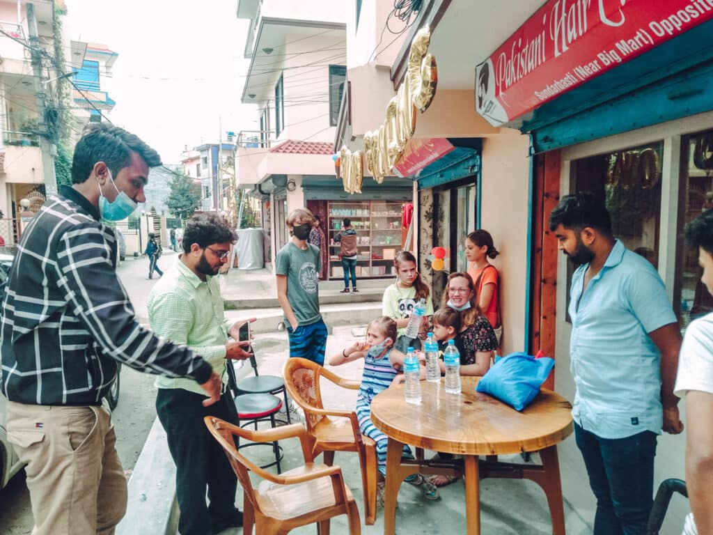 We met Francis and Riana after Mass one day here in Nepal. They, along with their four children, have fled horrendous, bloody, and unmentionable Muslim persecution in their home country of Pakistan. They achieved asylum refugee status and are now trying to rebuild their life. Still, life is extremely challenging for them here in Nepal.