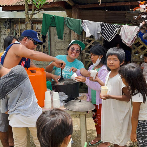 Philippines-porridge-4 Serving a meal in the Philippines